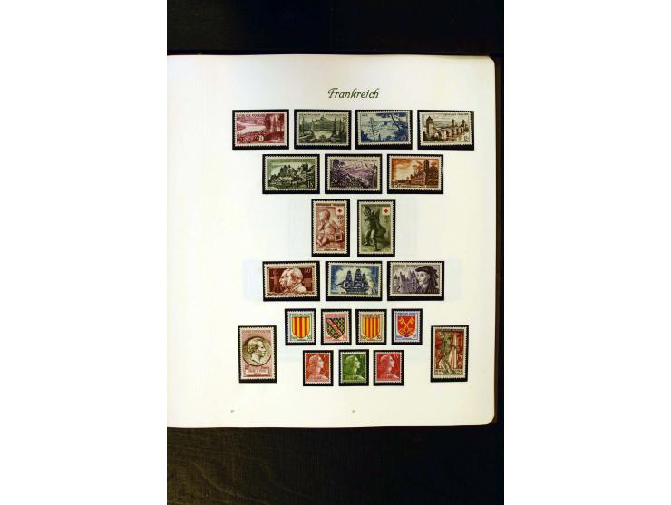 1849/1959, postfrische, ungebrauchte und gestempelte Sammlung mit vielen guten Ausgaben wie Mi.-Nr. 311, 321, Bl.1, 3, Porto,