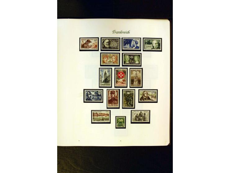 1849/1959, postfrische, ungebrauchte und gestempelte Sammlung mit vielen guten Ausgaben wie Mi.-Nr. 311, 321, Bl.1, 3, Porto,