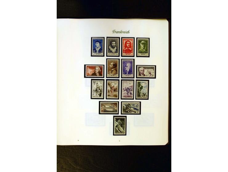 1849/1959, postfrische, ungebrauchte und gestempelte Sammlung mit vielen guten Ausgaben wie Mi.-Nr. 311, 321, Bl.1, 3, Porto,