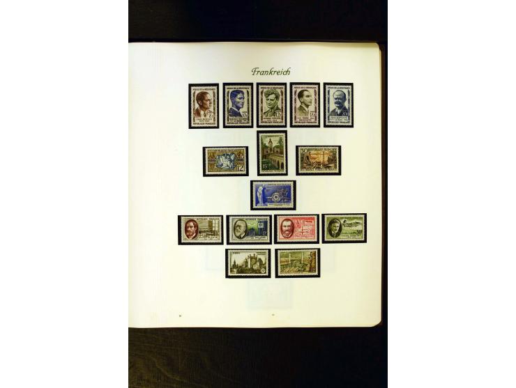 1849/1959, postfrische, ungebrauchte und gestempelte Sammlung mit vielen guten Ausgaben wie Mi.-Nr. 311, 321, Bl.1, 3, Porto,