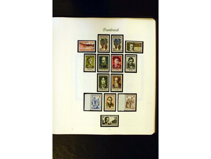 1849/1959, postfrische, ungebrauchte und gestempelte Sammlung mit vielen guten Ausgaben wie Mi.-Nr. 311, 321, Bl.1, 3, Porto,