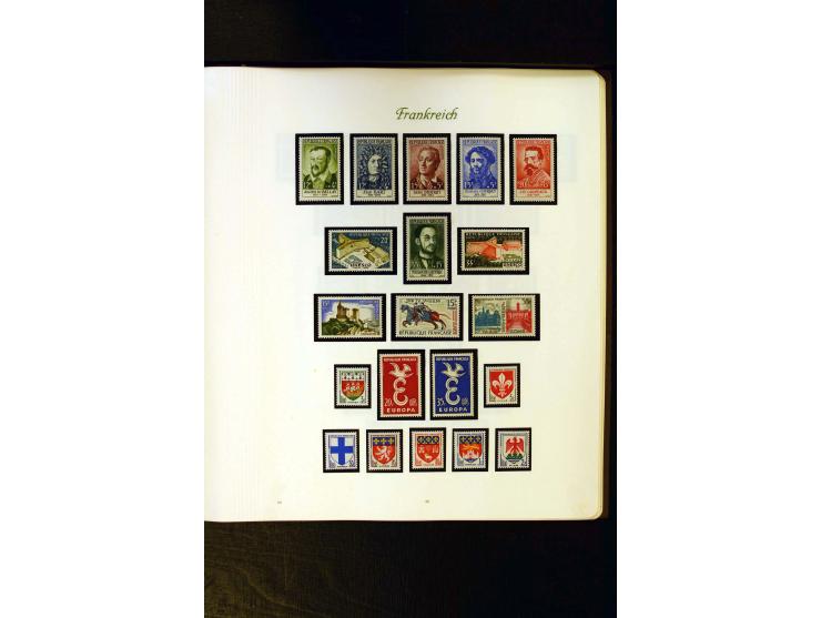 1849/1959, postfrische, ungebrauchte und gestempelte Sammlung mit vielen guten Ausgaben wie Mi.-Nr. 311, 321, Bl.1, 3, Porto,