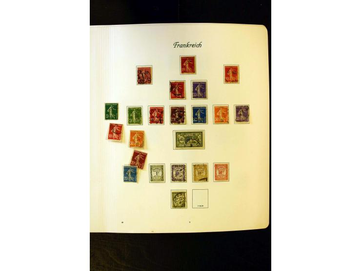 1849/1959, postfrische, ungebrauchte und gestempelte Sammlung mit vielen guten Ausgaben wie Mi.-Nr. 311, 321, Bl.1, 3, Porto,