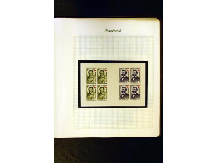 1849/1959, postfrische, ungebrauchte und gestempelte Sammlung mit vielen guten Ausgaben wie Mi.-Nr. 311, 321, Bl.1, 3, Porto,