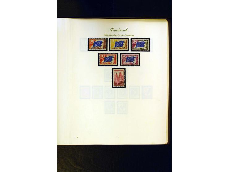 1849/1959, postfrische, ungebrauchte und gestempelte Sammlung mit vielen guten Ausgaben wie Mi.-Nr. 311, 321, Bl.1, 3, Porto,