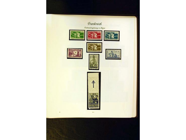 1849/1959, postfrische, ungebrauchte und gestempelte Sammlung mit vielen guten Ausgaben wie Mi.-Nr. 311, 321, Bl.1, 3, Porto,
