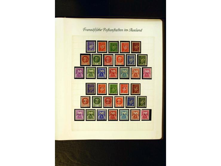 1849/1959, postfrische, ungebrauchte und gestempelte Sammlung mit vielen guten Ausgaben wie Mi.-Nr. 311, 321, Bl.1, 3, Porto,