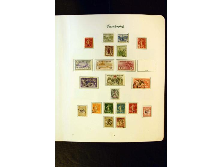1849/1959, postfrische, ungebrauchte und gestempelte Sammlung mit vielen guten Ausgaben wie Mi.-Nr. 311, 321, Bl.1, 3, Porto,