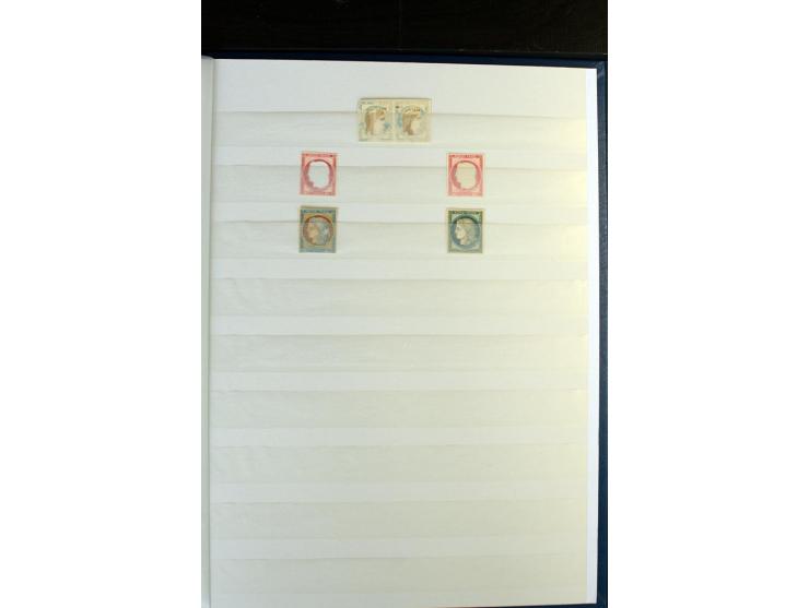 1849/1900 (ca.), etwa 200 Probedrucke, Essais, etc., dabei Einzelabzüge, 'Projekt Renard', 'Coussinetsd'impression', etc.