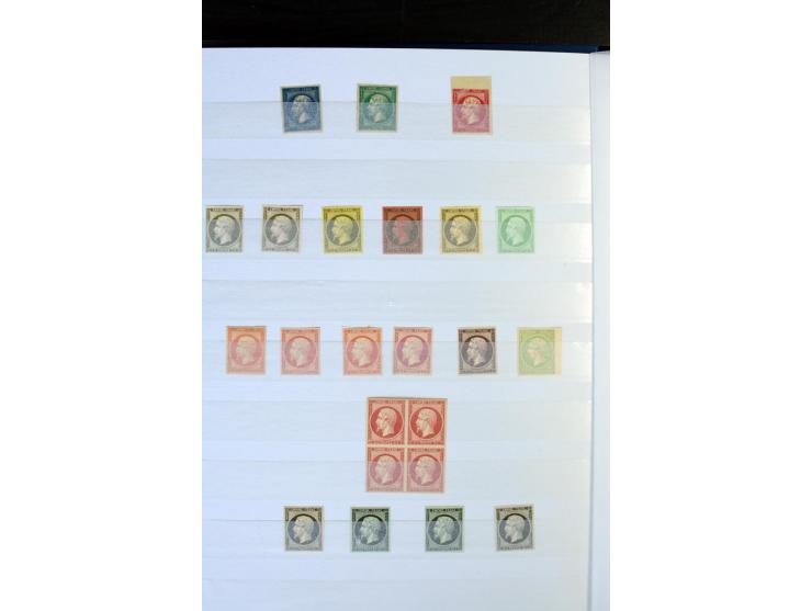 1849/1900 (ca.), etwa 200 Probedrucke, Essais, etc., dabei Einzelabzüge, 'Projekt Renard', 'Coussinetsd'impression', etc.