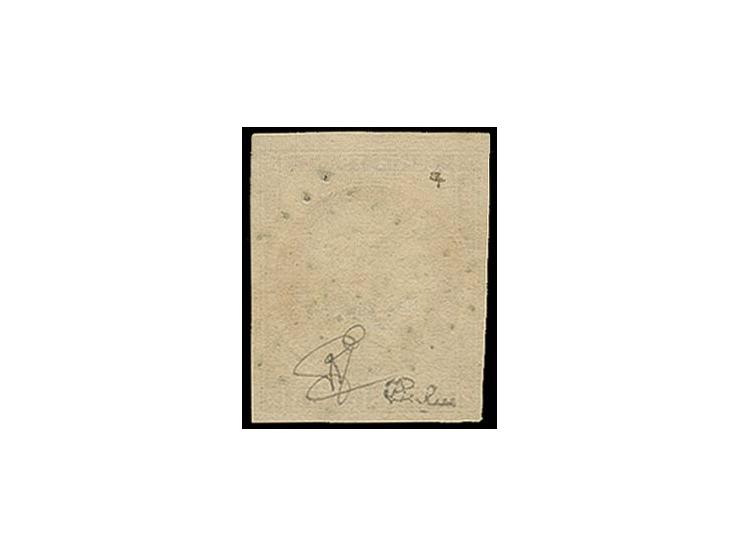 1 fr. carmine, full to mostly wide margins, neatly cancelled with gc "3710", very fine, signed Calves and Goebel