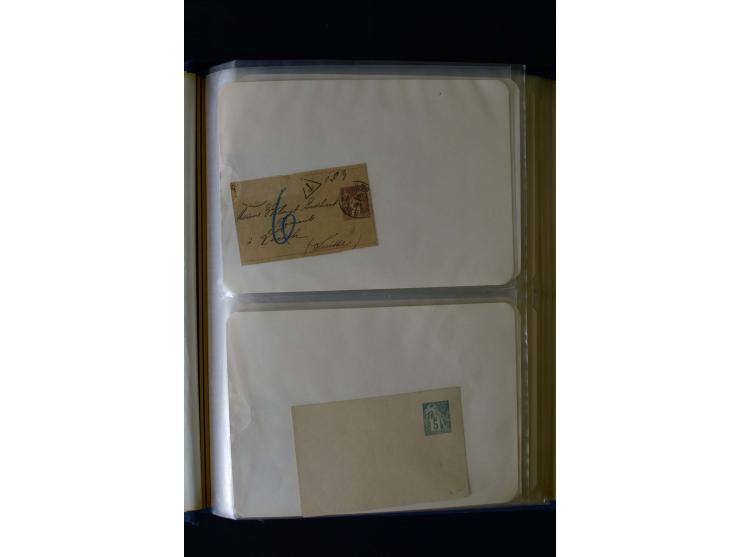 1876/1900, meist gestempelte Sammlung der Allegorie-Ausgaben inkl. einiger Doubletten mit vielen Briefen und Besonderheiten, 