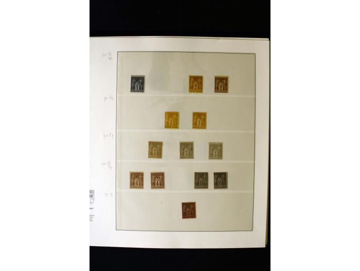 1876/1900, meist gestempelte Sammlung der Allegorie-Ausgaben inkl. einiger Doubletten mit vielen Briefen und Besonderheiten, 