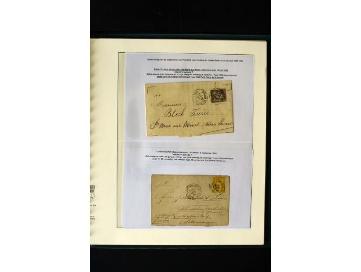 1876/1900, meist gestempelte Sammlung der Allegorie-Ausgaben inkl. einiger Doubletten mit vielen Briefen und Besonderheiten, 