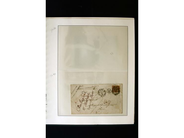 1876/1900, meist gestempelte Sammlung der Allegorie-Ausgaben inkl. einiger Doubletten mit vielen Briefen und Besonderheiten, 