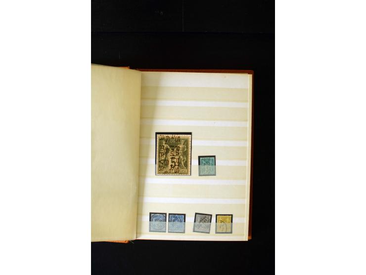 1876/1900, meist gestempelte Sammlung der Allegorie-Ausgaben inkl. einiger Doubletten mit vielen Briefen und Besonderheiten, 