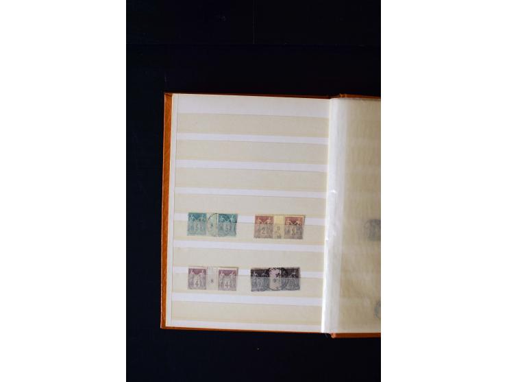 1876/1900, meist gestempelte Sammlung der Allegorie-Ausgaben inkl. einiger Doubletten mit vielen Briefen und Besonderheiten, 
