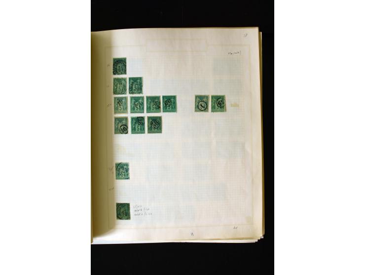 1876/1900, meist gestempelte Sammlung der Allegorie-Ausgaben inkl. einiger Doubletten mit vielen Briefen und Besonderheiten, 