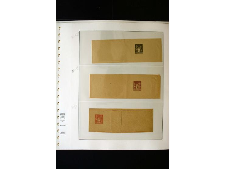 1876/1900, meist gestempelte Sammlung der Allegorie-Ausgaben inkl. einiger Doubletten mit vielen Briefen und Besonderheiten, 
