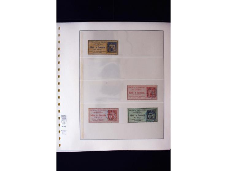 1876/1900, meist gestempelte Sammlung der Allegorie-Ausgaben inkl. einiger Doubletten mit vielen Briefen und Besonderheiten, 