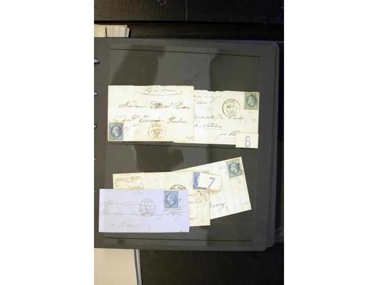 1852/1900, interessanter Sammlungsposten mit Einzel- und Mehrfachfrankaturen, Auslandspost mit Destinationen, R-Briefen, Misc
