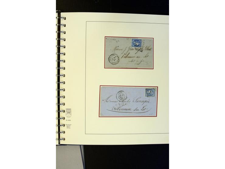 1852/1900, interessanter Sammlungsposten mit Einzel- und Mehrfachfrankaturen, Auslandspost mit Destinationen, R-Briefen, Misc