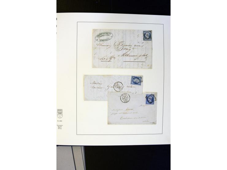 1852/1900, interessanter Sammlungsposten mit Einzel- und Mehrfachfrankaturen, Auslandspost mit Destinationen, R-Briefen, Misc