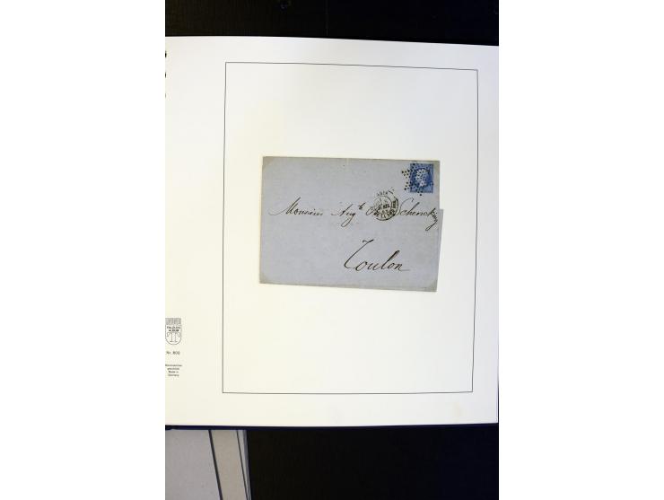 1852/1900, interessanter Sammlungsposten mit Einzel- und Mehrfachfrankaturen, Auslandspost mit Destinationen, R-Briefen, Misc