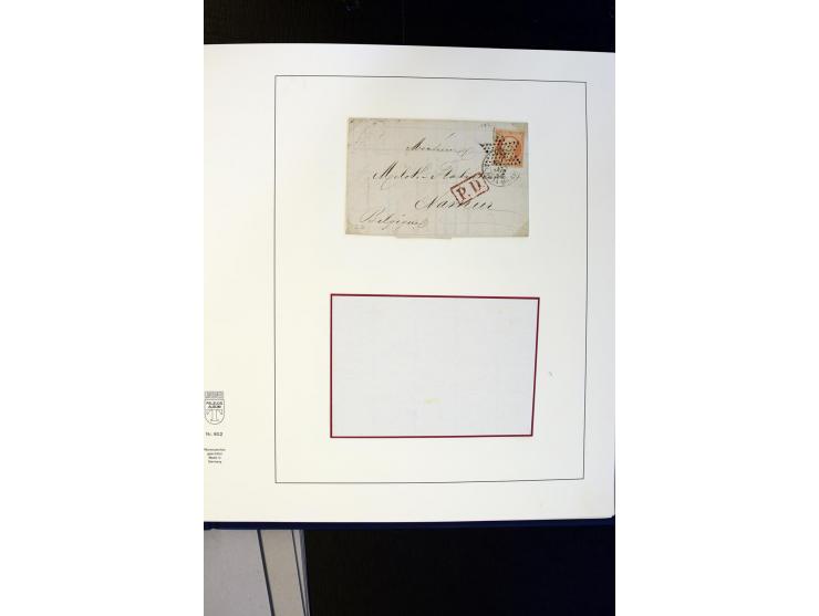 1852/1900, interessanter Sammlungsposten mit Einzel- und Mehrfachfrankaturen, Auslandspost mit Destinationen, R-Briefen, Misc