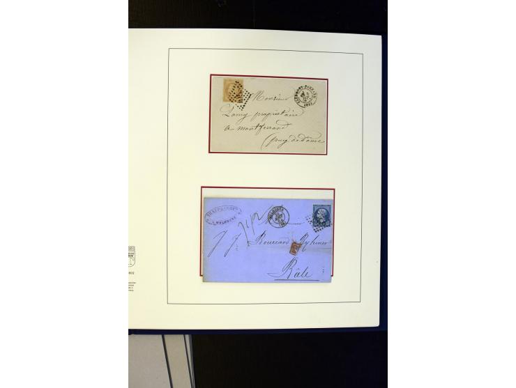 1852/1900, interessanter Sammlungsposten mit Einzel- und Mehrfachfrankaturen, Auslandspost mit Destinationen, R-Briefen, Misc