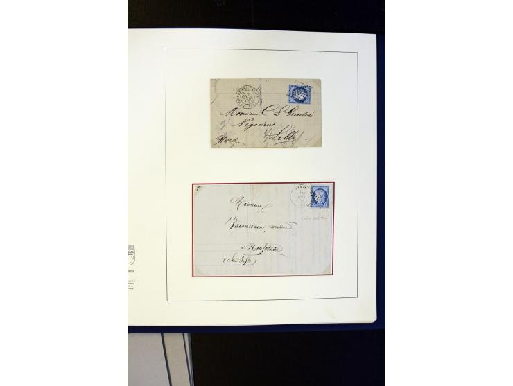 1852/1900, interessanter Sammlungsposten mit Einzel- und Mehrfachfrankaturen, Auslandspost mit Destinationen, R-Briefen, Misc