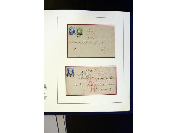1852/1900, interessanter Sammlungsposten mit Einzel- und Mehrfachfrankaturen, Auslandspost mit Destinationen, R-Briefen, Misc