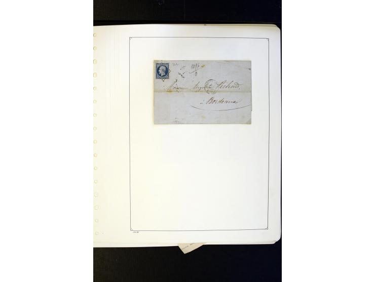 1852/1900, interessanter Sammlungsposten mit Einzel- und Mehrfachfrankaturen, Auslandspost mit Destinationen, R-Briefen, Misc