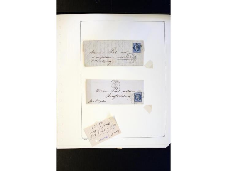 1852/1900, interessanter Sammlungsposten mit Einzel- und Mehrfachfrankaturen, Auslandspost mit Destinationen, R-Briefen, Misc