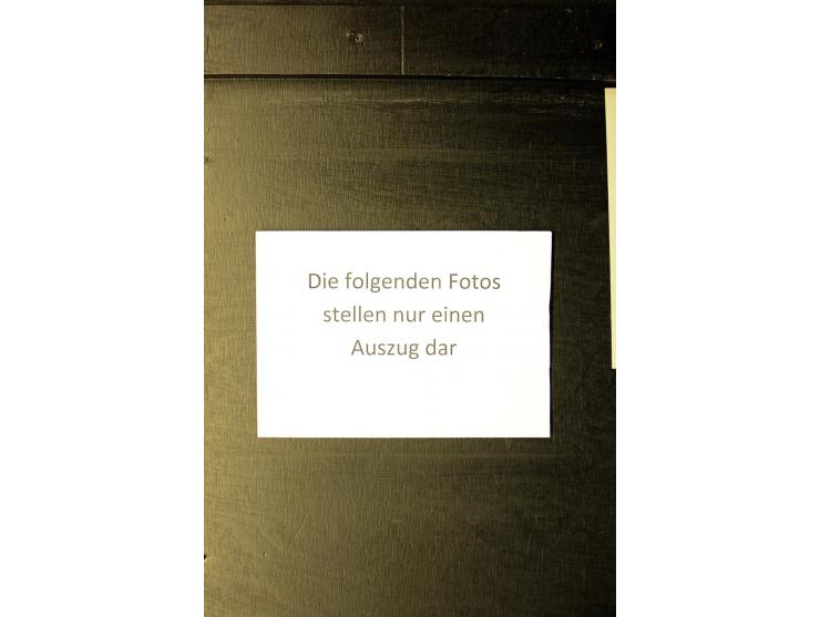 1855/1945 (ca.), Posten Briefe und Karten, dabei Reco, Zensur etc.