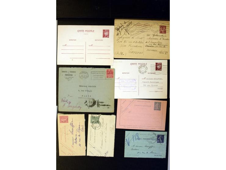 1855/1945 (ca.), Posten Briefe und Karten, dabei Reco, Zensur etc.