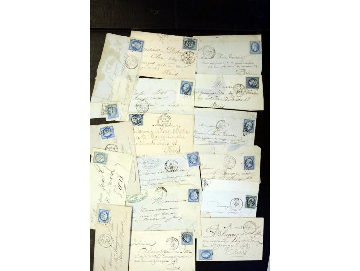 1855/1945 (ca.), Posten Briefe und Karten, dabei Reco, Zensur etc.