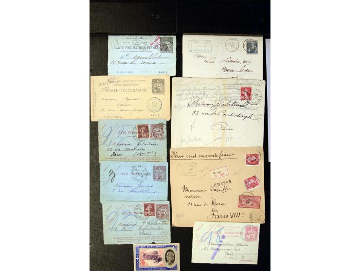 1855/1945 (ca.), Posten Briefe und Karten, dabei Reco, Zensur etc.
