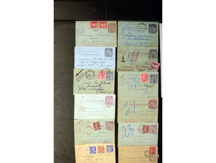 1855/1945 (ca.), Posten Briefe und Karten, dabei Reco, Zensur etc.