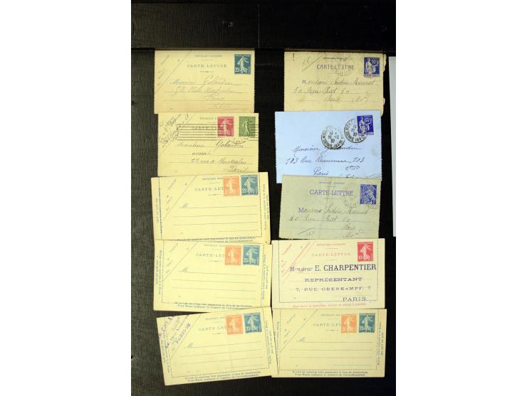 1855/1945 (ca.), Posten Briefe und Karten, dabei Reco, Zensur etc.