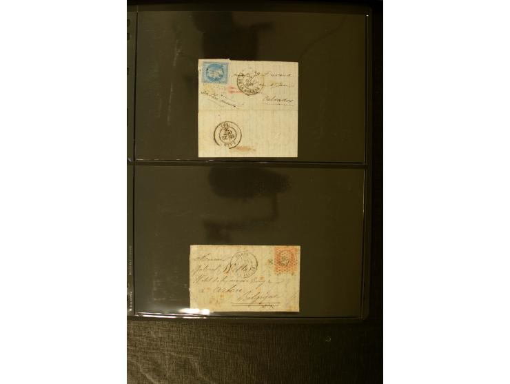 BALLON MONTE : 33 Briefe und Karten, u.a. nach Sachsen, England und Belgien