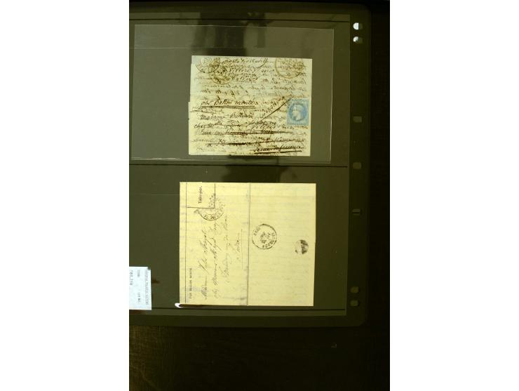 BALLON MONTE : 33 Briefe und Karten, u.a. nach Sachsen, England und Belgien