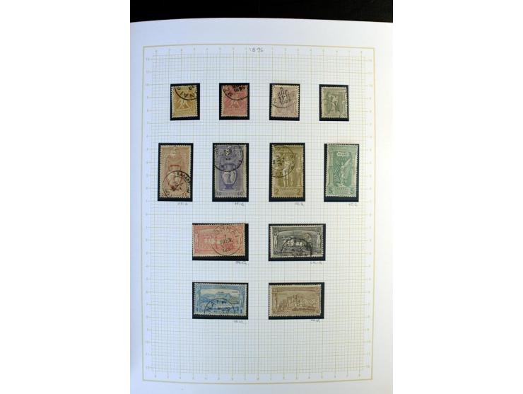1861/1950, ungebrauchte und gestempelte Sammlung, dabei rund 320 große Hermesköpfe ab Pariser Druck, Mi.-Nr. 96-107, 144-57, 