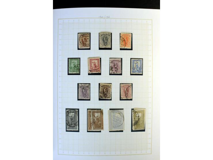 1861/1950, ungebrauchte und gestempelte Sammlung, dabei rund 320 große Hermesköpfe ab Pariser Druck, Mi.-Nr. 96-107, 144-57, 