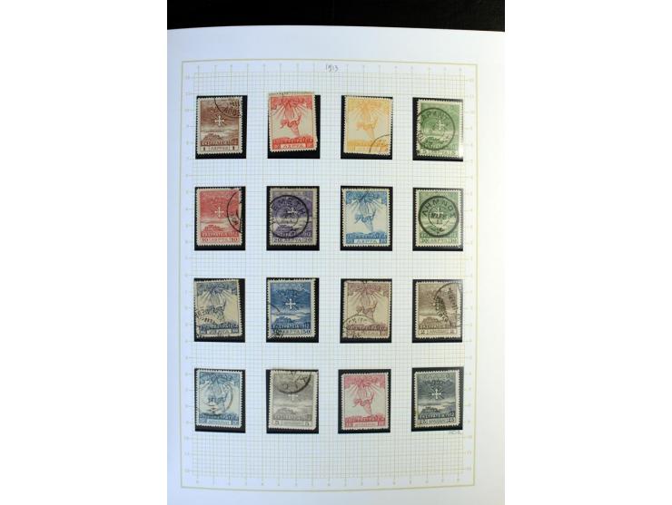 1861/1950, ungebrauchte und gestempelte Sammlung, dabei rund 320 große Hermesköpfe ab Pariser Druck, Mi.-Nr. 96-107, 144-57, 