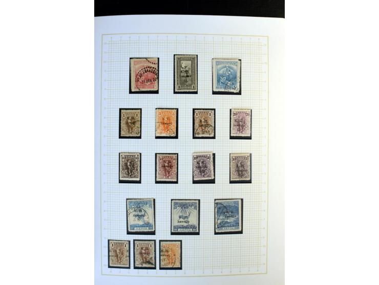 1861/1950, ungebrauchte und gestempelte Sammlung, dabei rund 320 große Hermesköpfe ab Pariser Druck, Mi.-Nr. 96-107, 144-57, 
