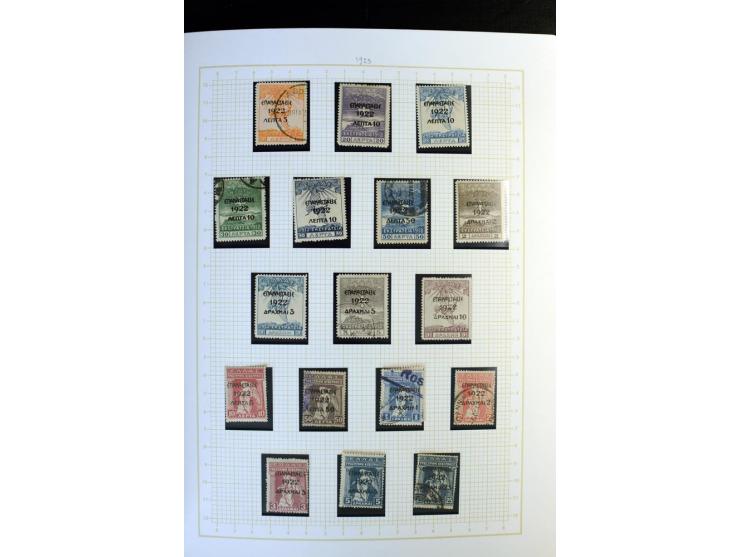 1861/1950, ungebrauchte und gestempelte Sammlung, dabei rund 320 große Hermesköpfe ab Pariser Druck, Mi.-Nr. 96-107, 144-57, 