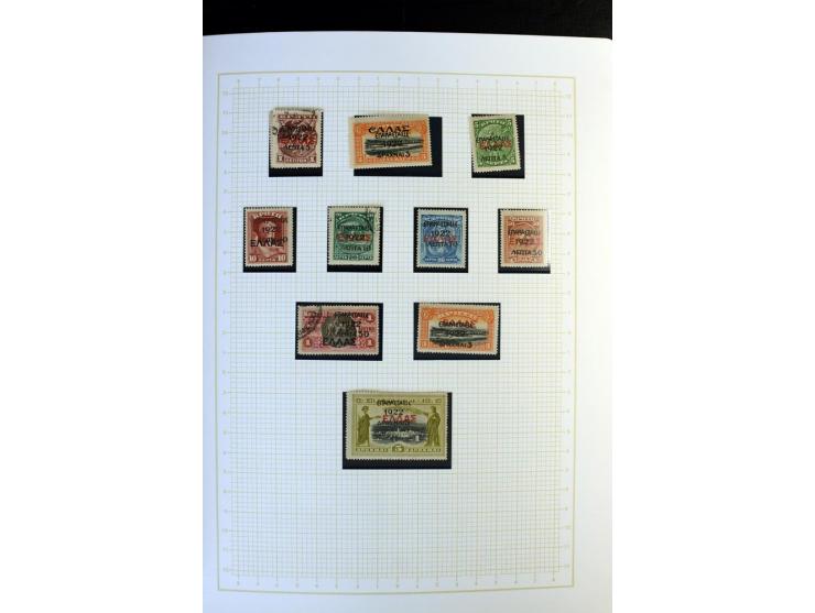 1861/1950, ungebrauchte und gestempelte Sammlung, dabei rund 320 große Hermesköpfe ab Pariser Druck, Mi.-Nr. 96-107, 144-57, 