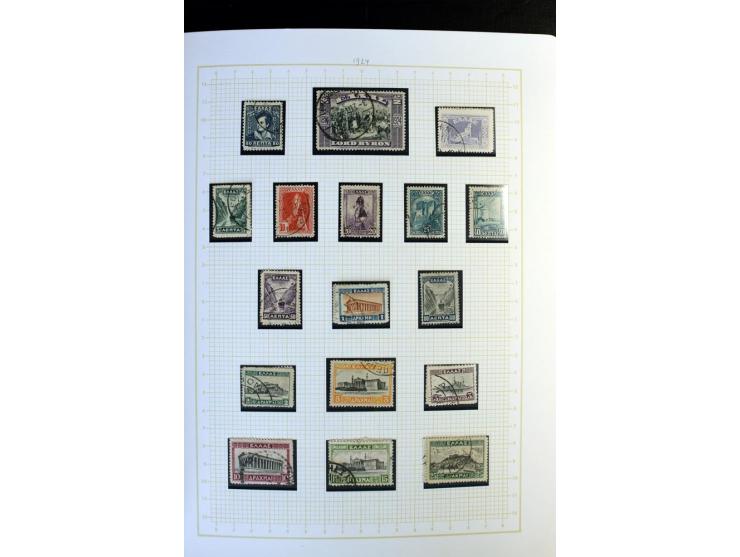 1861/1950, ungebrauchte und gestempelte Sammlung, dabei rund 320 große Hermesköpfe ab Pariser Druck, Mi.-Nr. 96-107, 144-57, 
