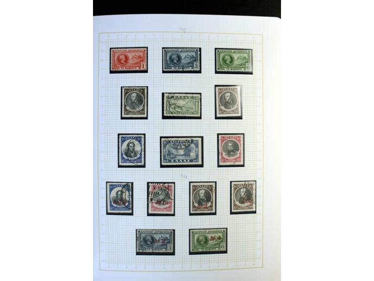 1861/1950, ungebrauchte und gestempelte Sammlung, dabei rund 320 große Hermesköpfe ab Pariser Druck, Mi.-Nr. 96-107, 144-57, 